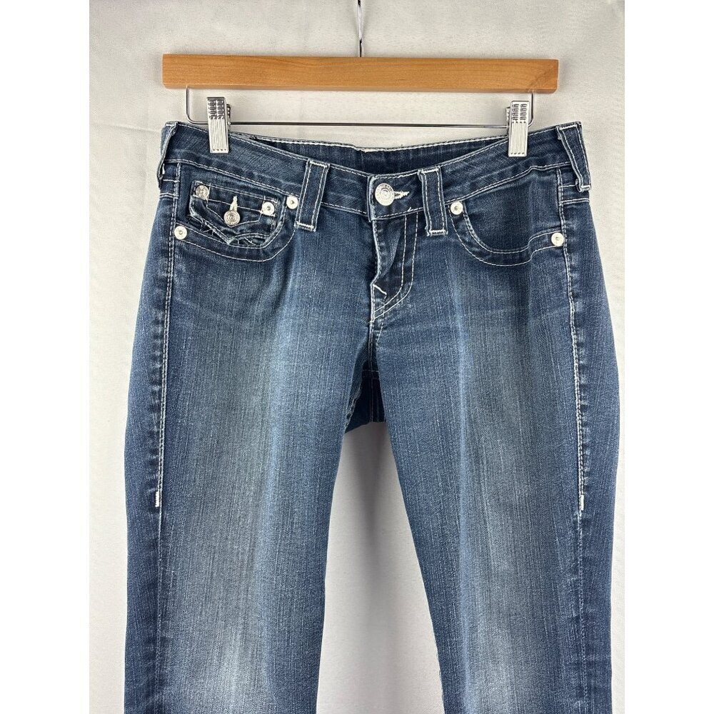 True Religion Womens Blue Denim Jeans Size 29 Made In USA